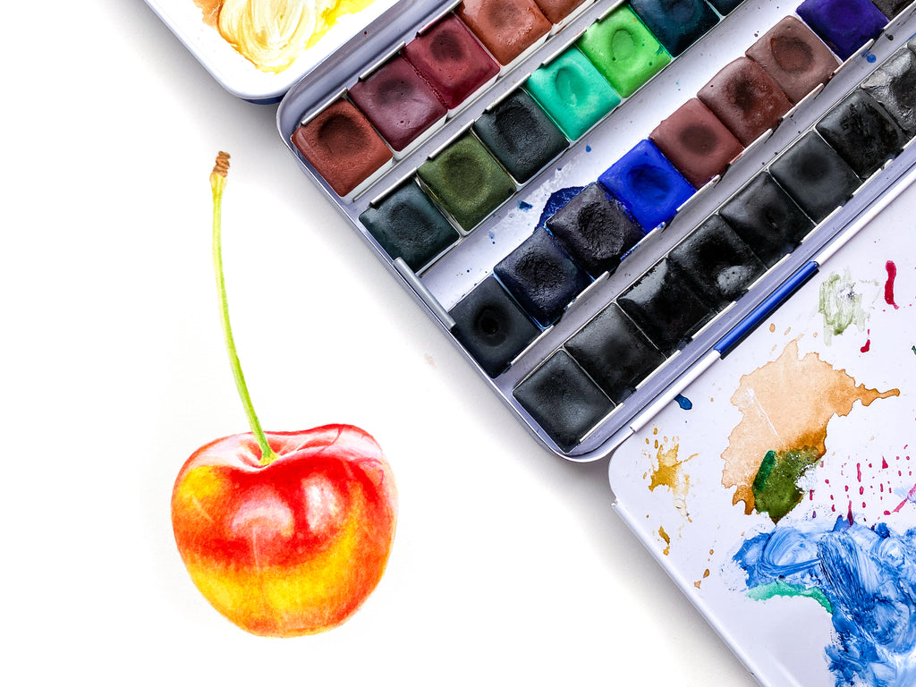 Greenleaf & Blueberry Professional Artisanal Handmade Watercolors