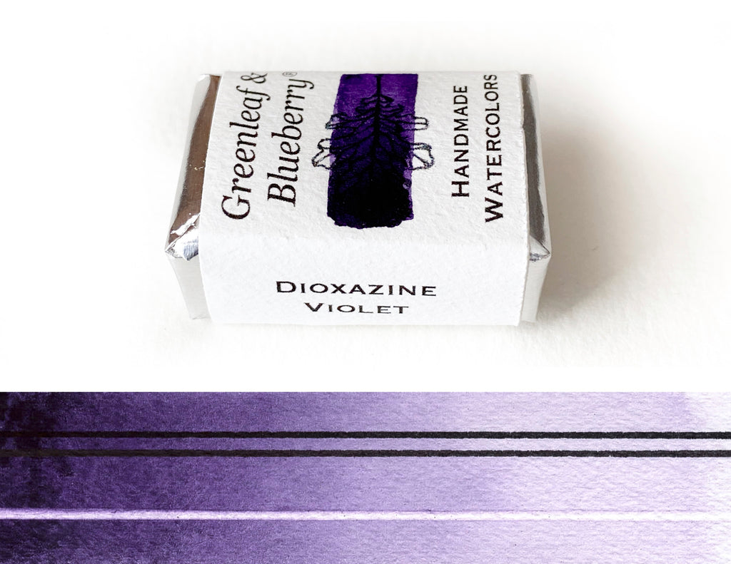 Dioxazine Violet Watercolor Paint, Full Pan