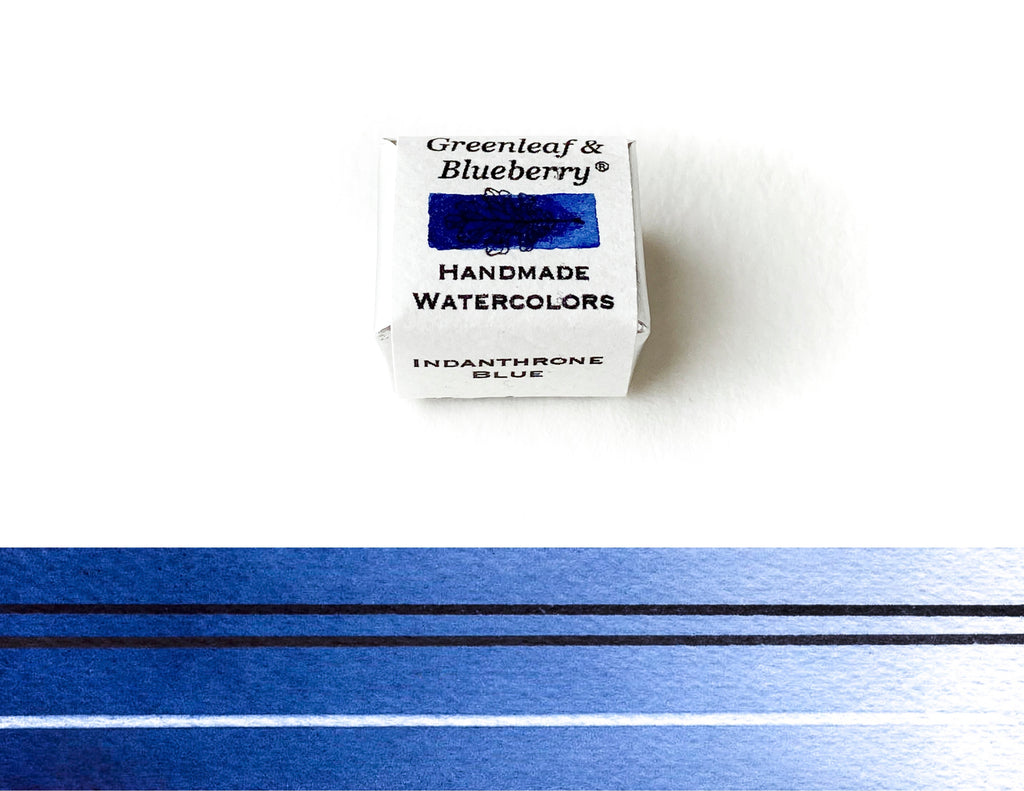 Indanthrone Blue Watercolor Paint, Half-Pan, ML