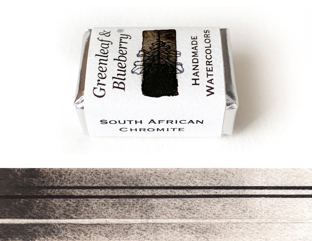 South African Chromite Watercolor Paint, Full Pan