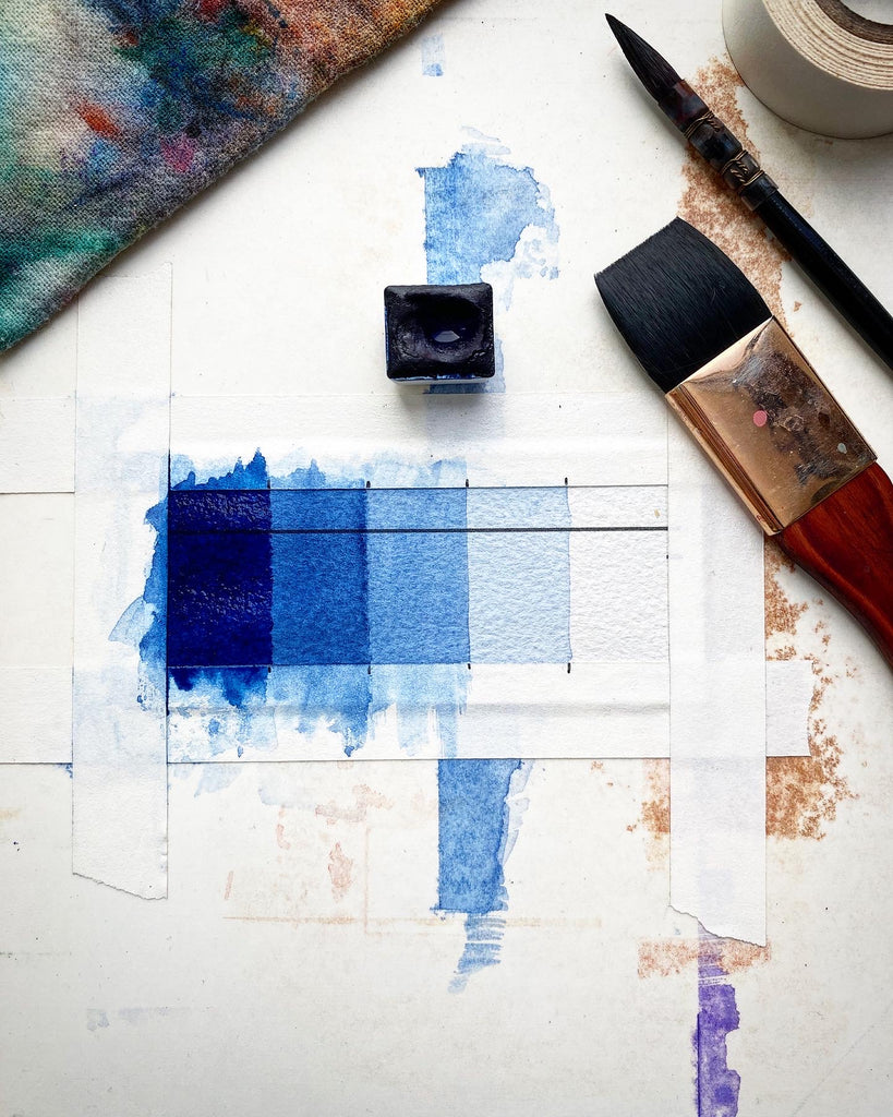 How To Make Your Own Watercolor Swatches (Free Template Download!)