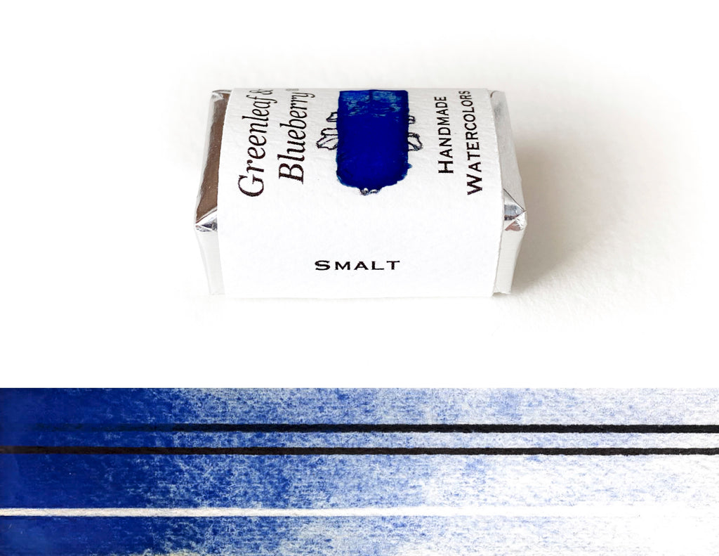 Defecte Smalt Pigment Histories: Smalt, PB32 – Greenleaf & Blueberry