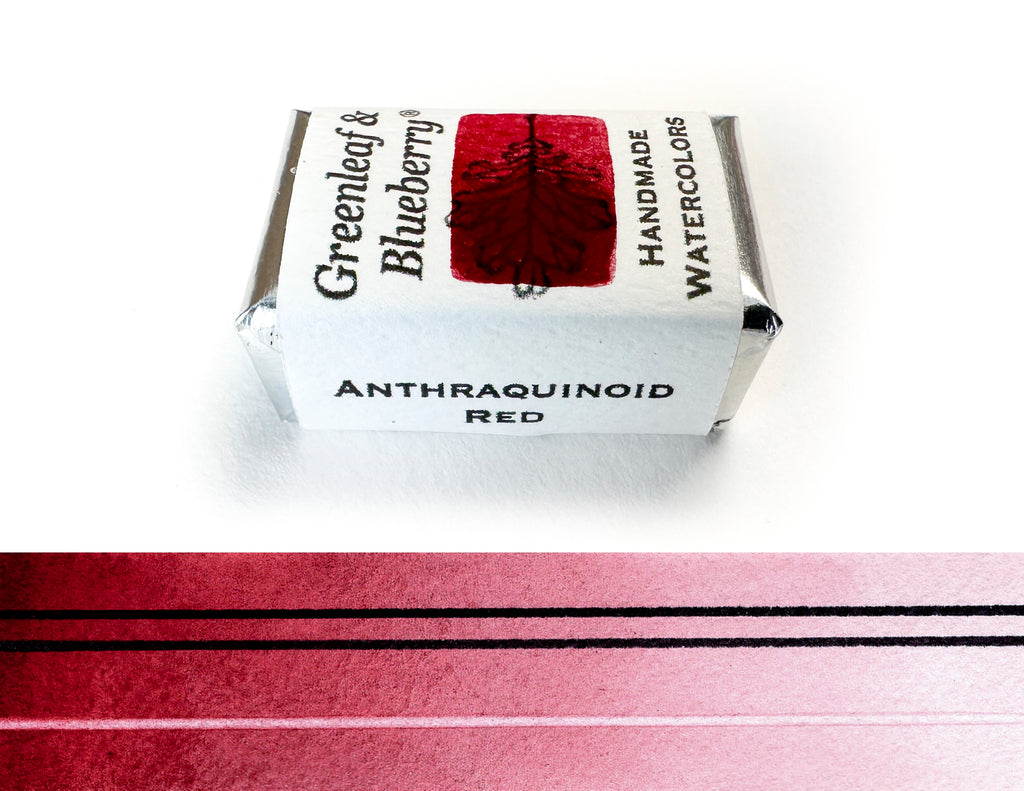 Anthraquinoid Red Watercolor Paint, Full Pan, New!