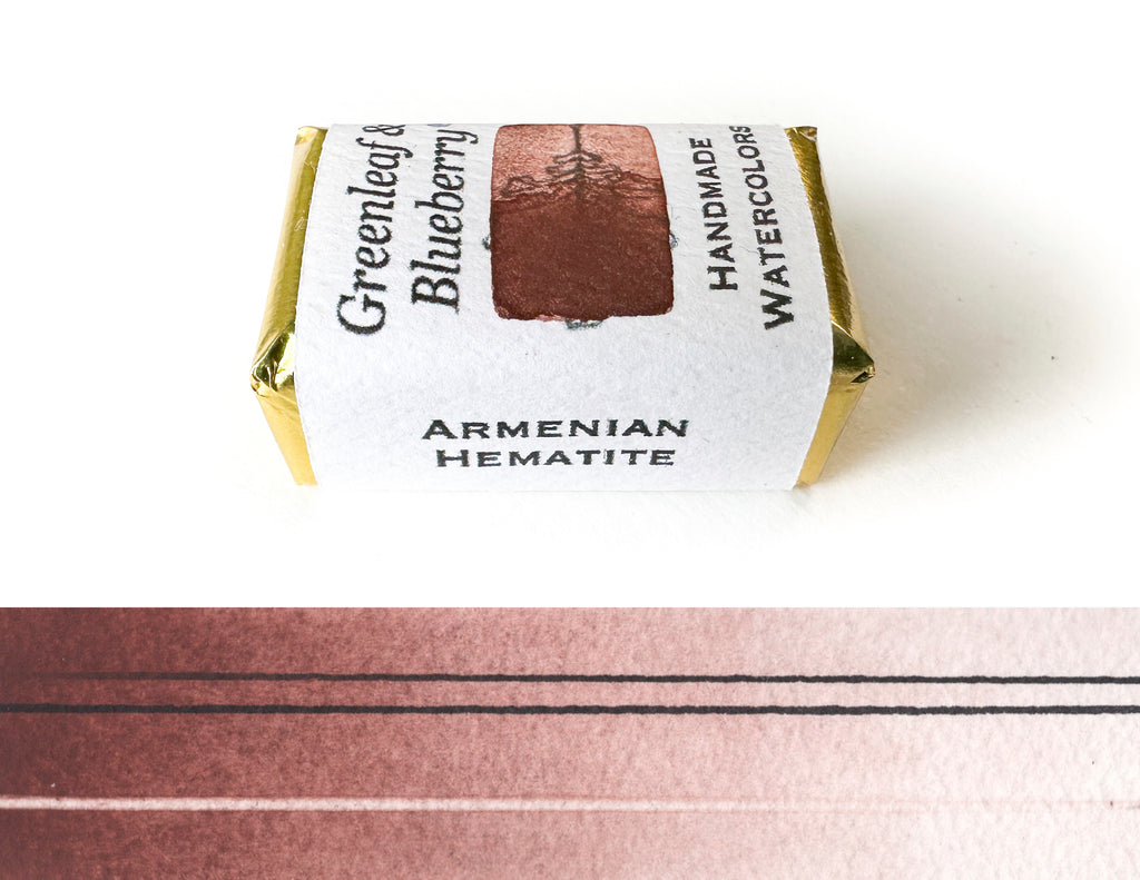 Armenian Hematite Watercolor Paint, Full Pan, LR