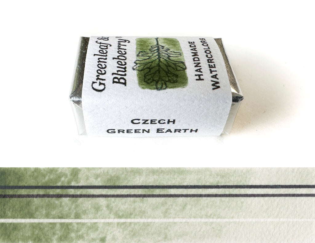 Czech Green Earth Watercolor Paint, Full Pan, ML