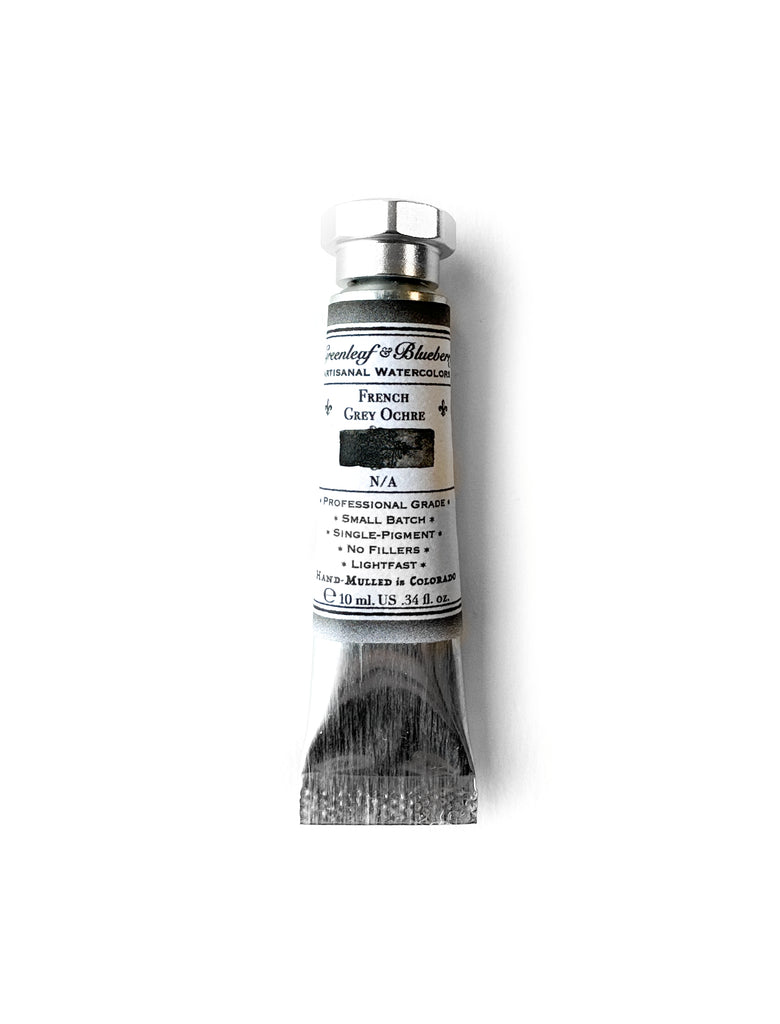 French Grey Ochre Watercolor Paint, Tube, 10ml