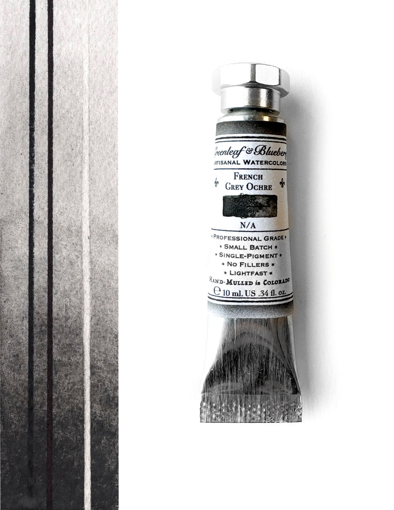 French Grey Ochre Watercolor Paint, Tube, 10ml
