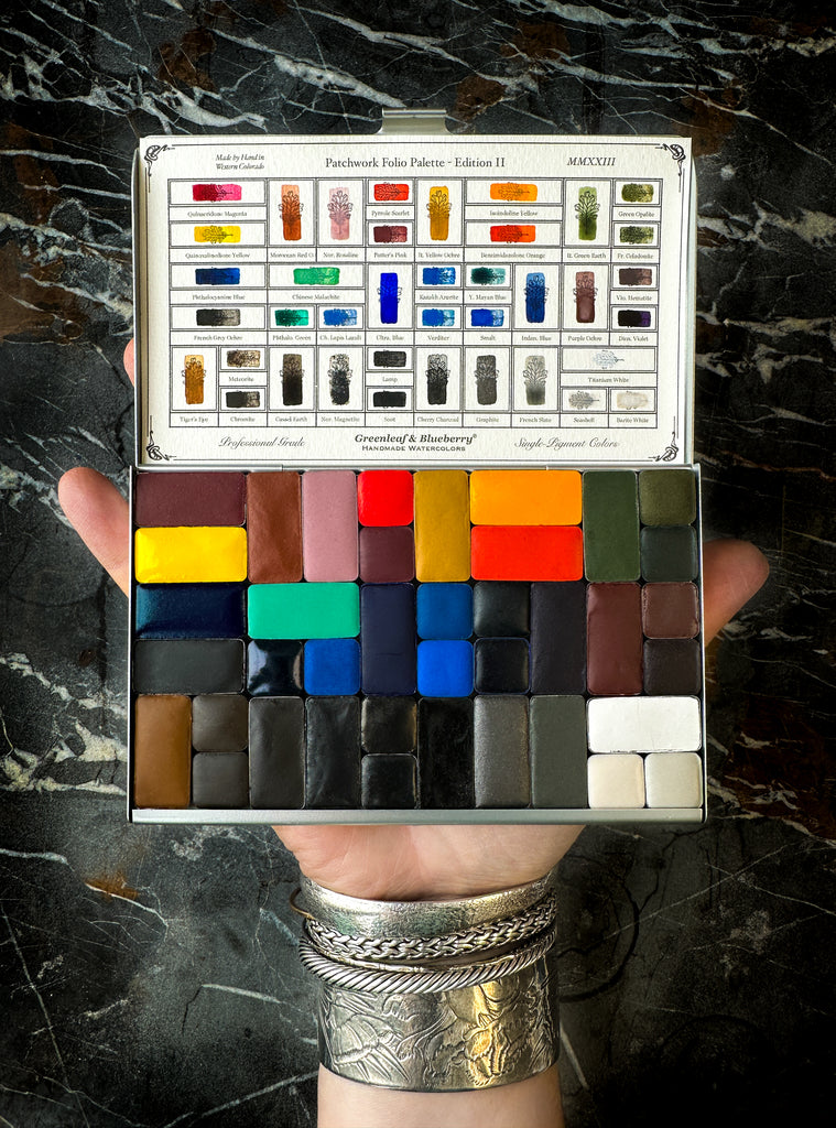 Patchwork Folio Palette - Edition II, 2023 (Eighth-Pans & Quarter-Pans)