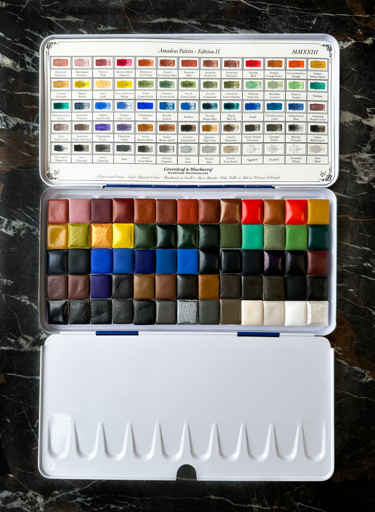 Amadeus Palette, Edition II, 2024 (Half-Pans)