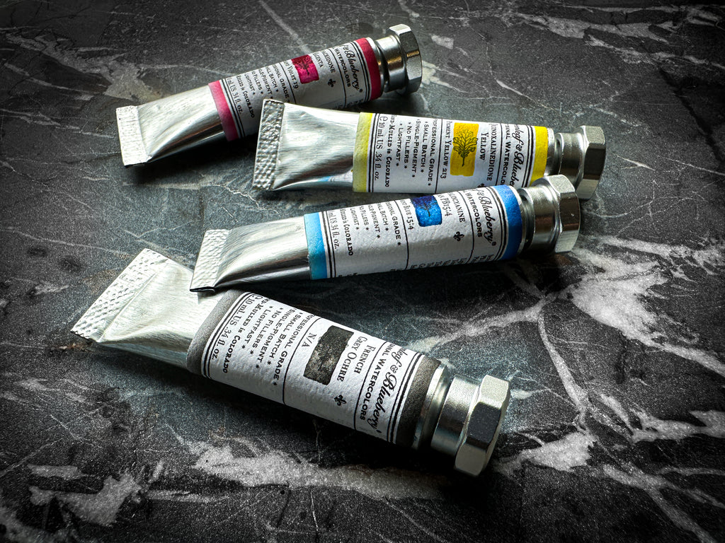 Quinoxalinedione Yellow Watercolor Paint, Tube, 10ml