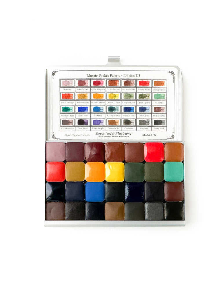 Mosaic Pocket Palette - Edition III, 2023 (Eighth-Pans)