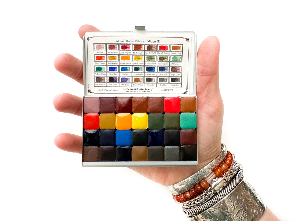Mosaic Pocket Palette - Edition III, 2023 (Eighth-Pans)
