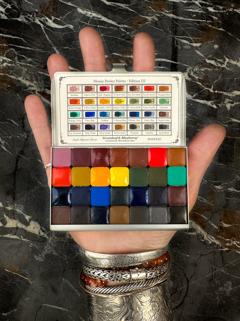 Mosaic Pocket Palette - Edition III, 2023 (Eighth-Pans)