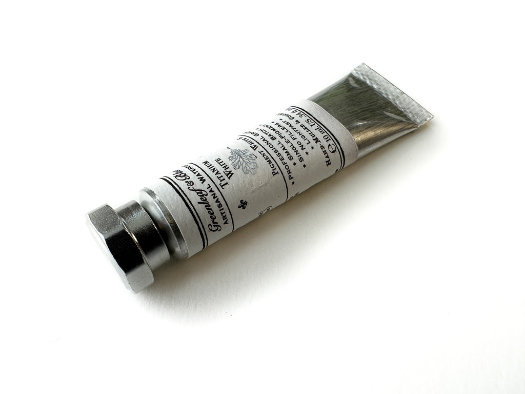 Titanium White Watercolor Paint, 10ml Tube
