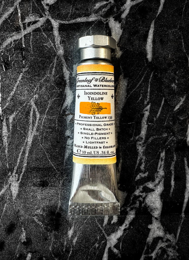 Isoindoline Yellow Watercolor Paint, 10ml Tube