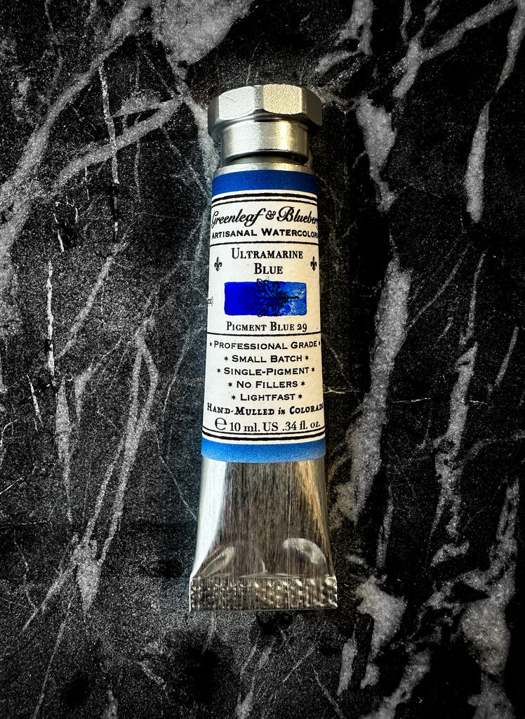 Ultramarine Blue Watercolor Paint, 10ml Tube