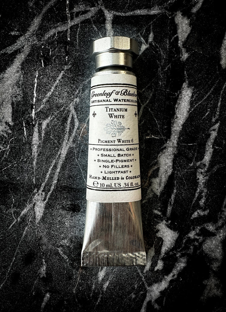 Titanium White Watercolor Paint, 10ml Tube
