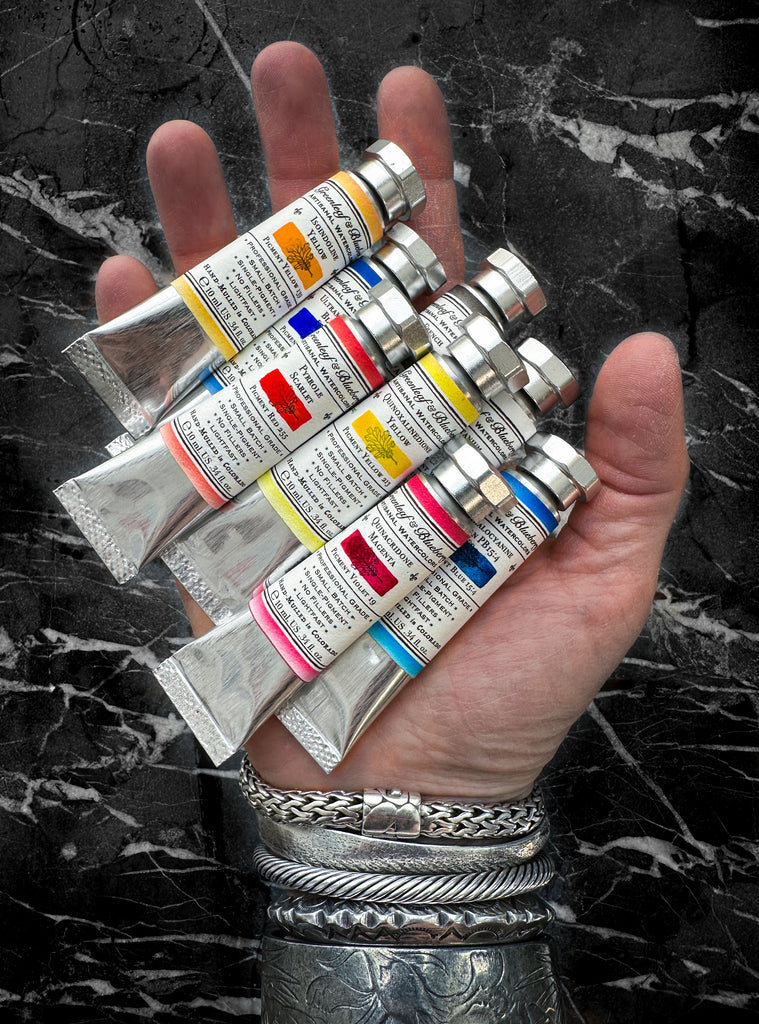 Complete Split Primary+ 8-Color Watercolor Tube Box Set, 10ml Tubes
