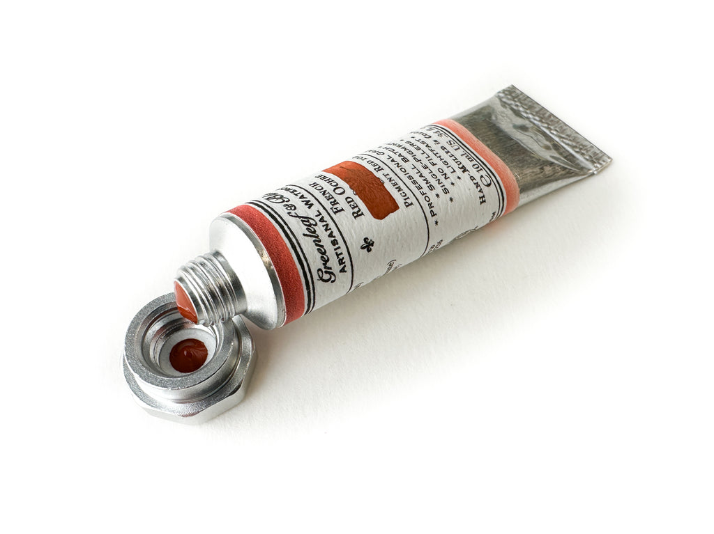 French Red Ochre Watercolor Paint, Tube, 10ml