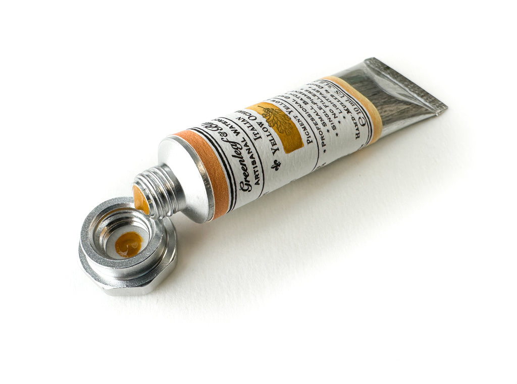Italian Yellow Ochre Watercolor Paint, Tube, 10ml