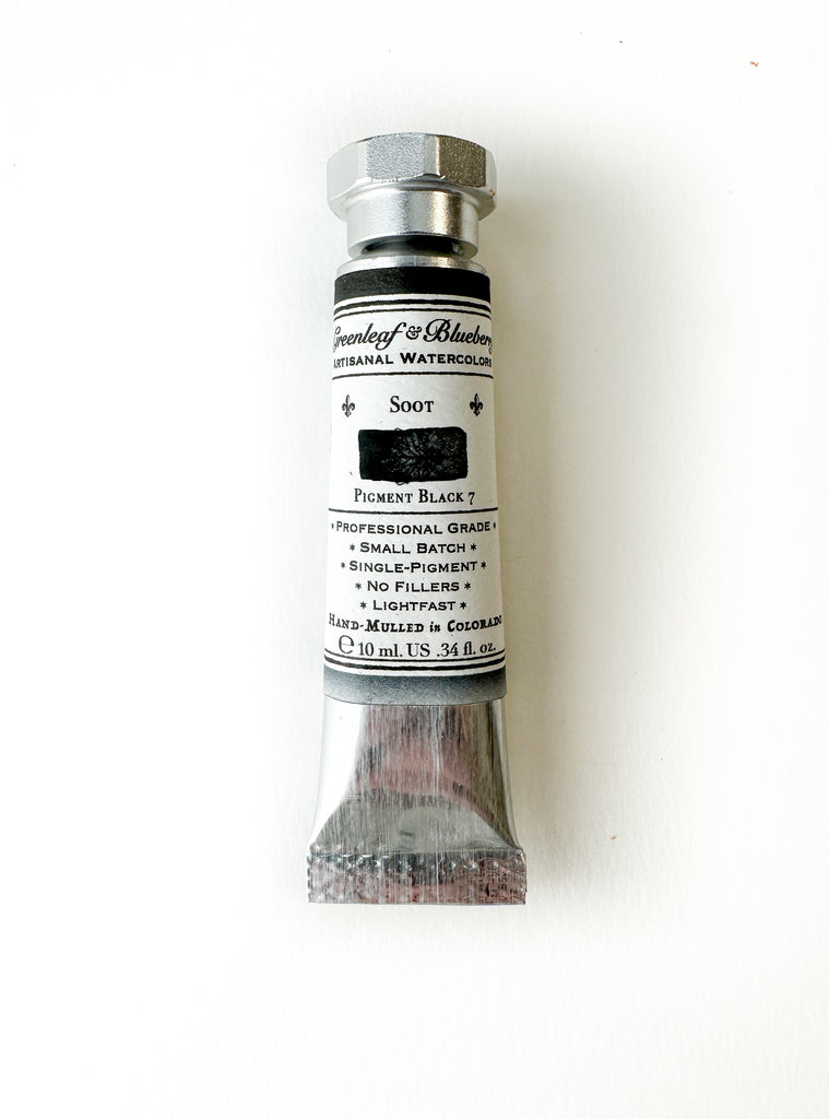 Soot Watercolor Paint, Tube, 10ml