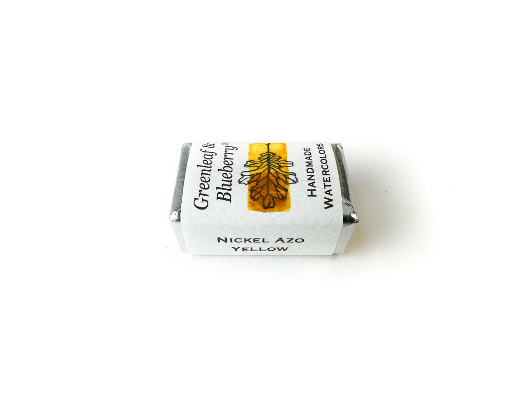 Nickel Azo Yellow Watercolor Paint, Full Pan, New!