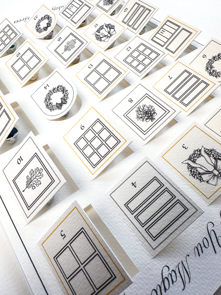 2025 Shell Watercolor Advent Calendar