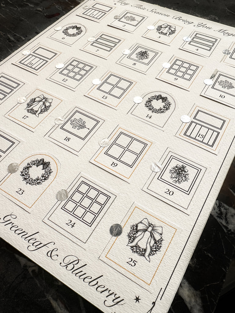 2025 Shell Watercolor Advent Calendar