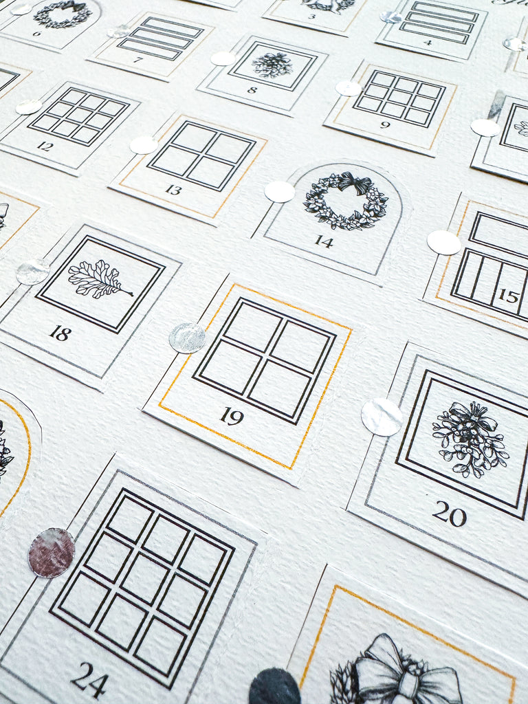 2025 Shell Watercolor Advent Calendar