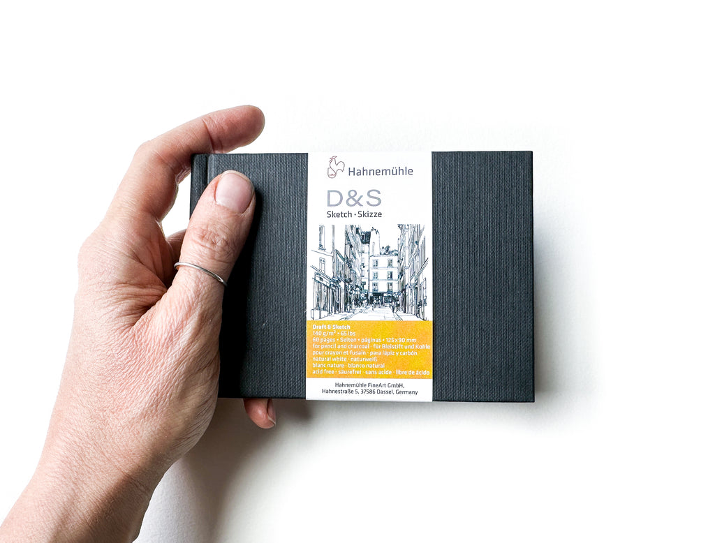 Mini-Sketchbook by Hahnemühle, Alpha Cellulose Paper, 65lb/140gsm –  Greenleaf & Blueberry