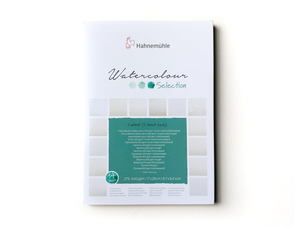 Watercolor Pad by Hahnemühle, Paper Type Sampler