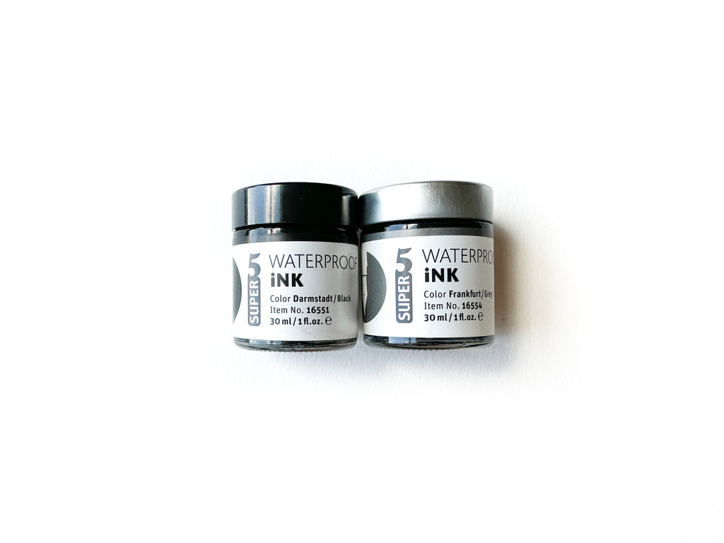 Waterproof Fountain Pen Ink Jars - Various Colors