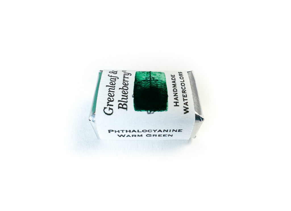 Phthalocyanine Warm Green Watercolor Paint, Full Pan, ML