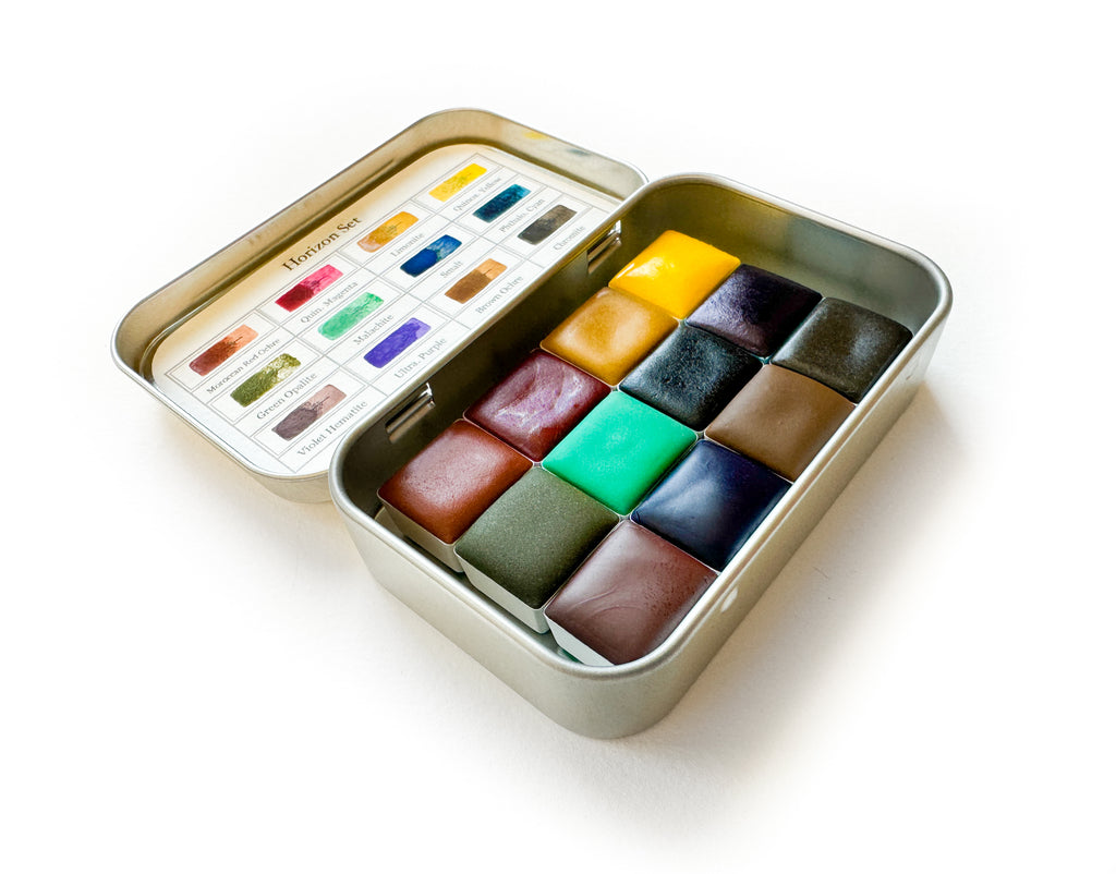 Horizon Set Watercolor Palette, Half-Pans