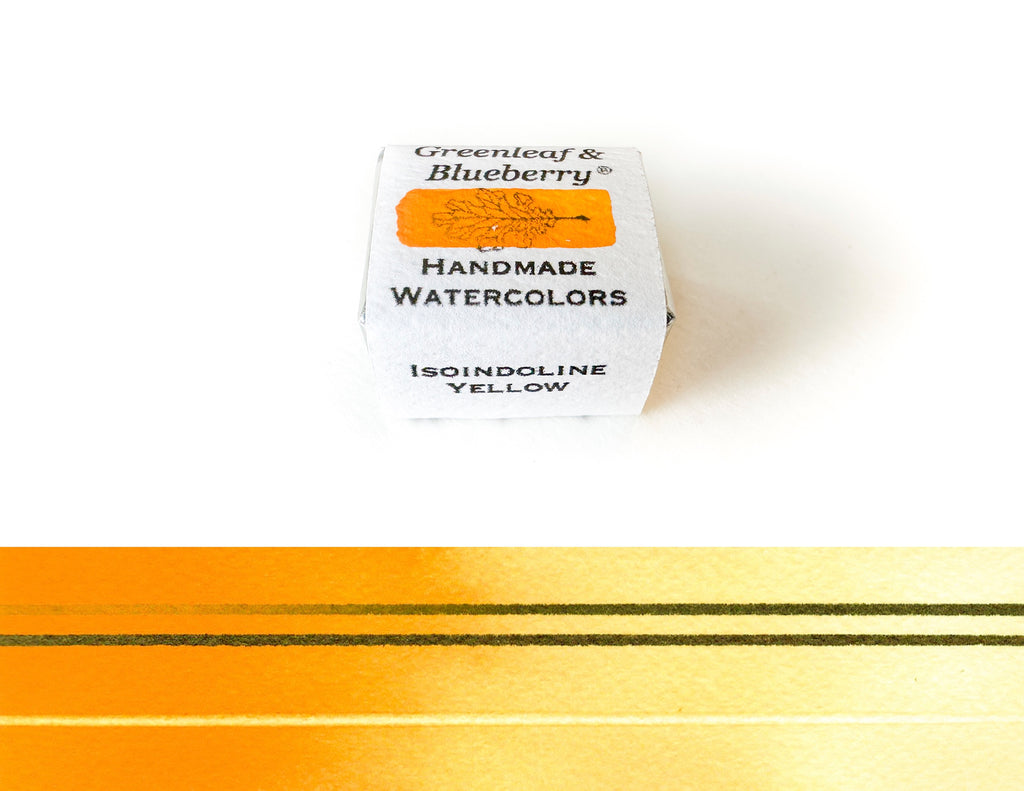 Isoindoline Yellow Watercolor Paint, Half-Pan, New!