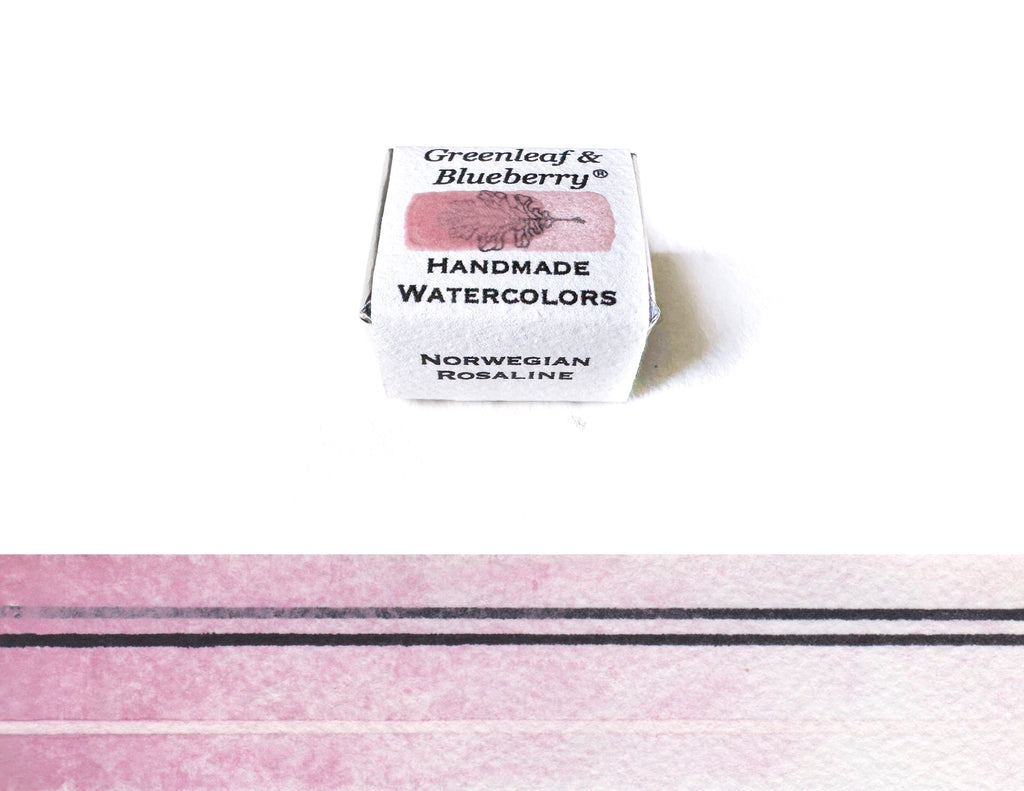 Norwegian Rosaline Watercolor Paint, Half-Pan, ML