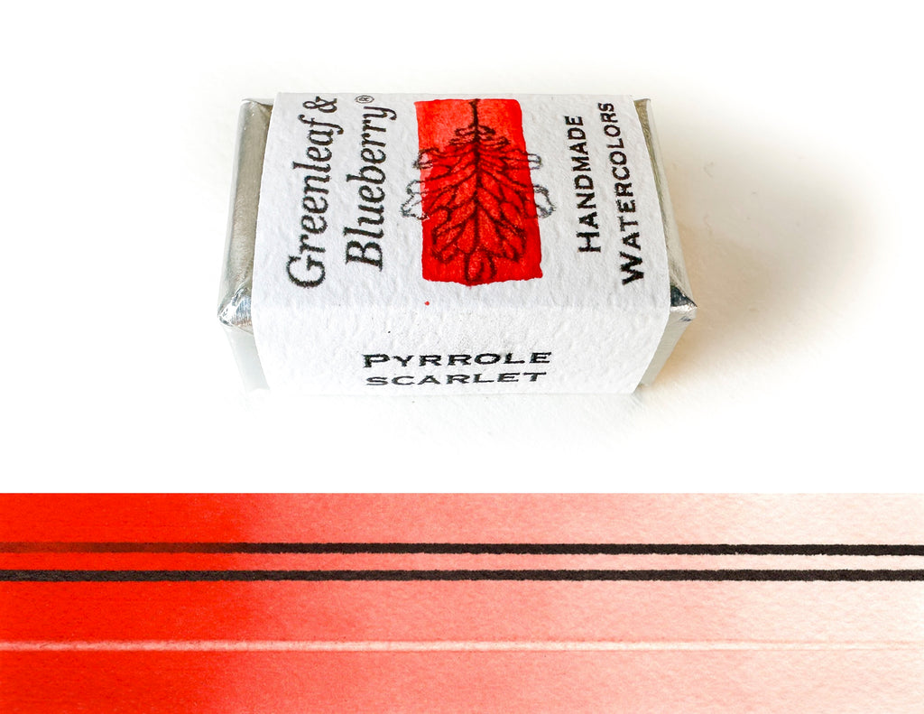Pyrrole Scarlet Watercolor Paint, Full Pan, New!
