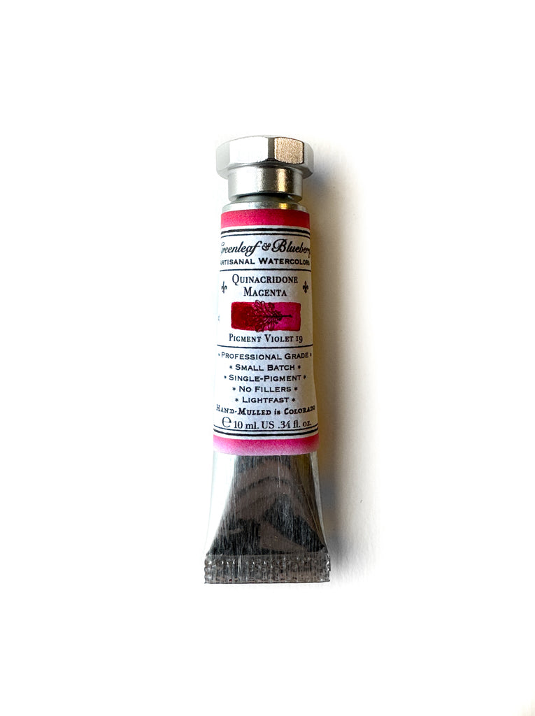 Quinacridone Magenta Watercolor Paint, 10ml Tube