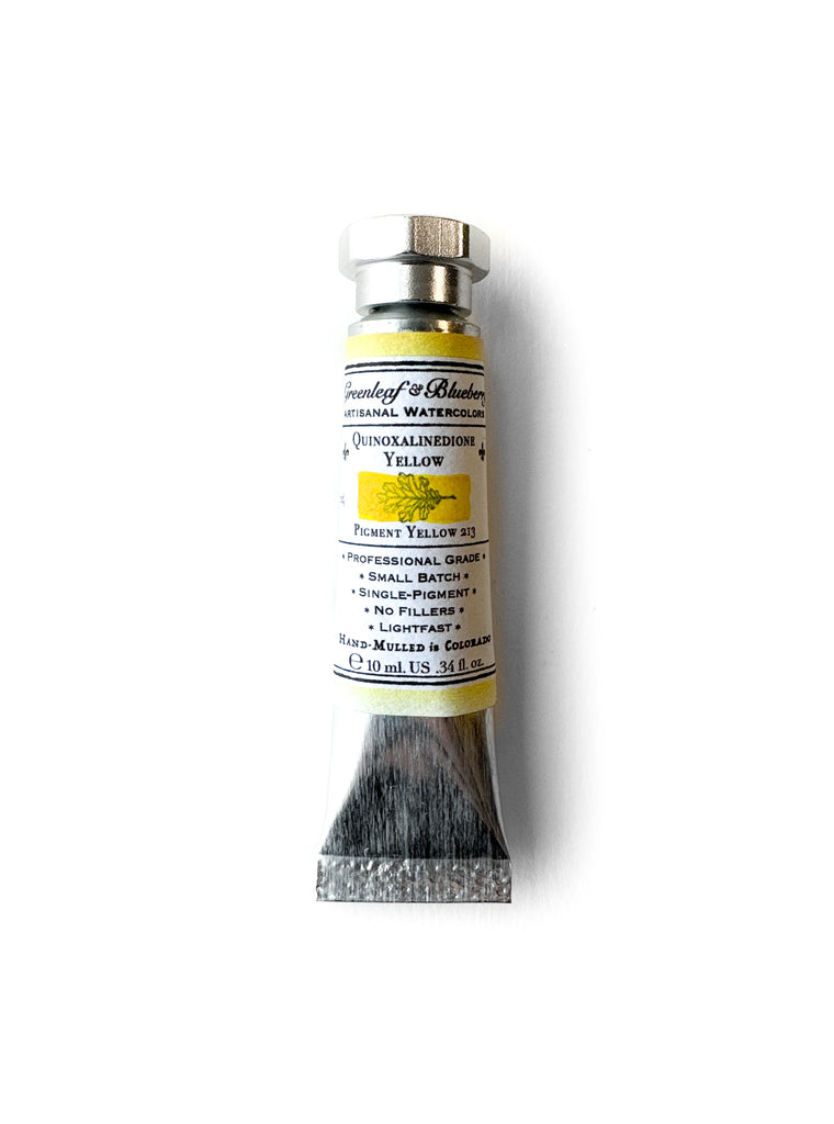 Quinoxalinedione Yellow Watercolor Paint, Tube, 10ml