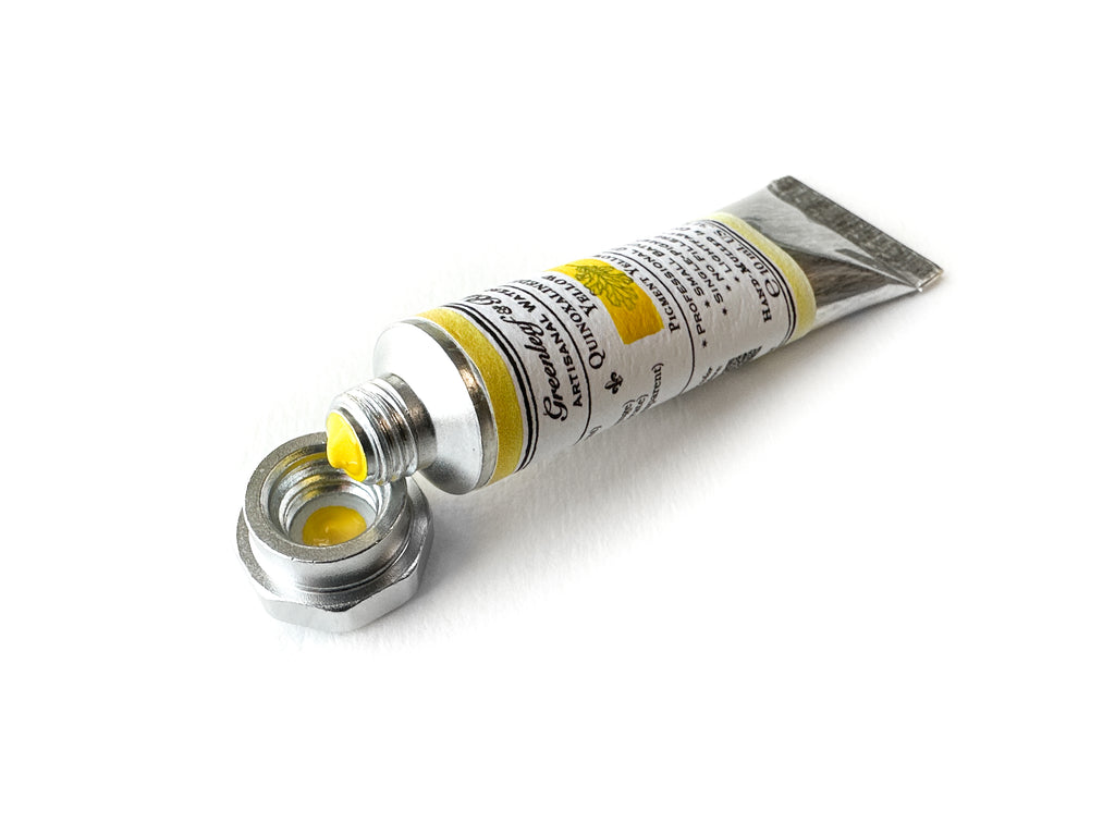 Quinoxalinedione Yellow Watercolor Paint, Tube, 10ml