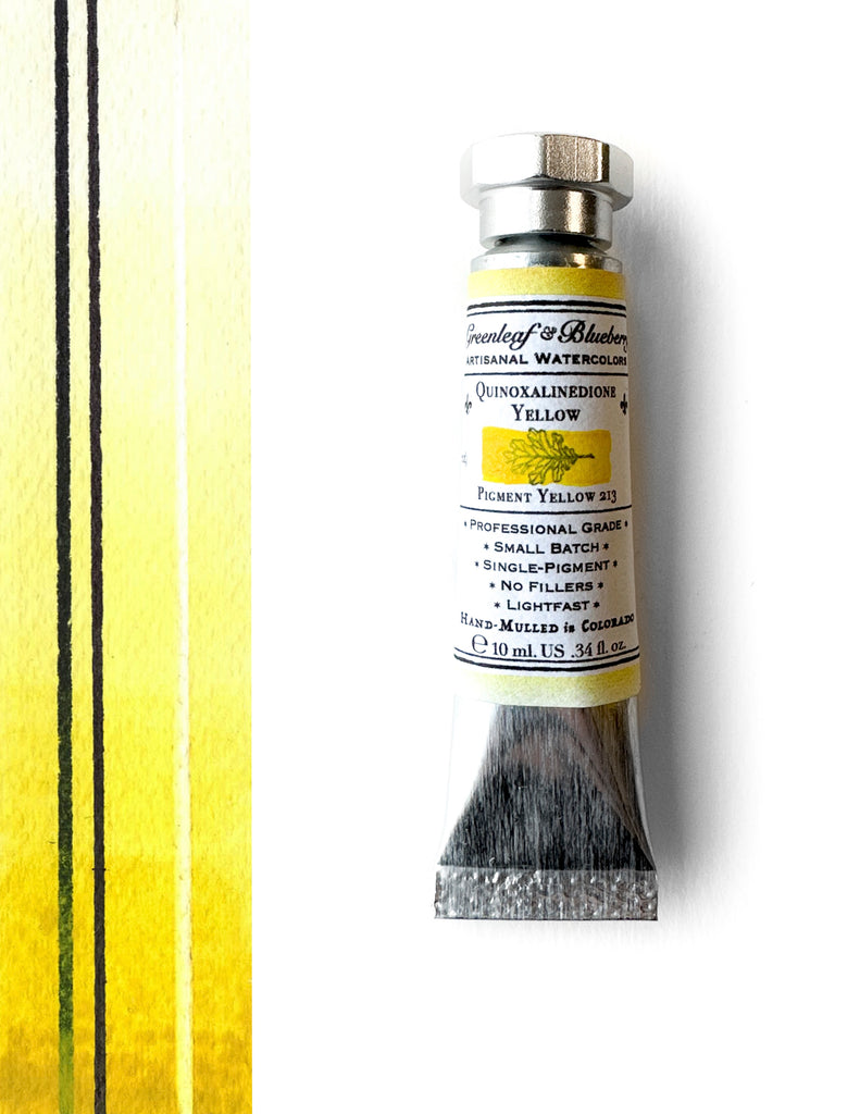 Quinoxalinedione Yellow Watercolor Paint, Tube, 10ml