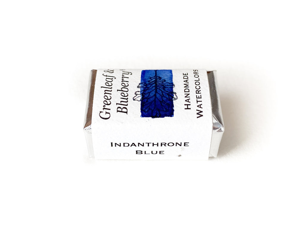 Indanthrone Blue Watercolor Paint, Full Pan