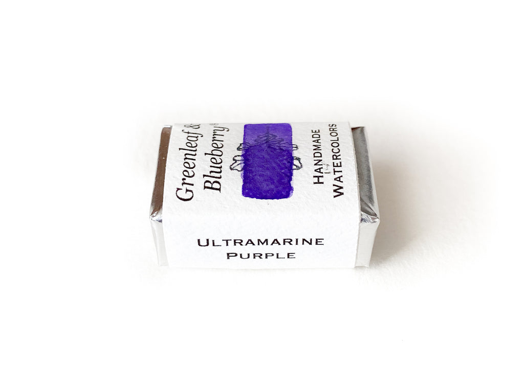 Ultramarine Purple Watercolor Paint, Full Pan