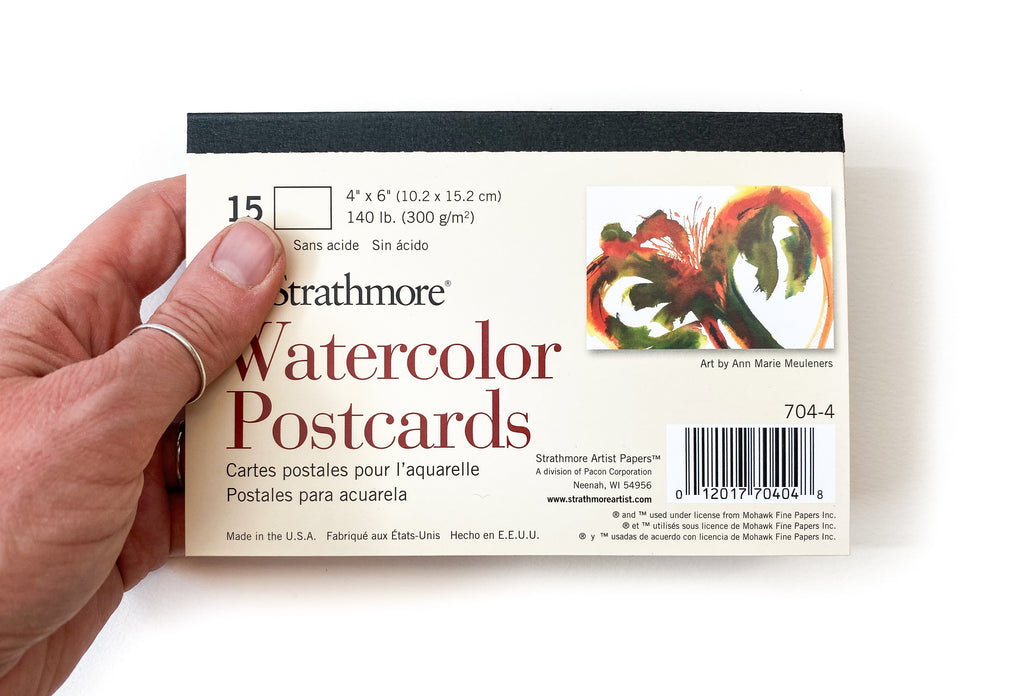 Watercolor Postcards – Greenleaf & Blueberry