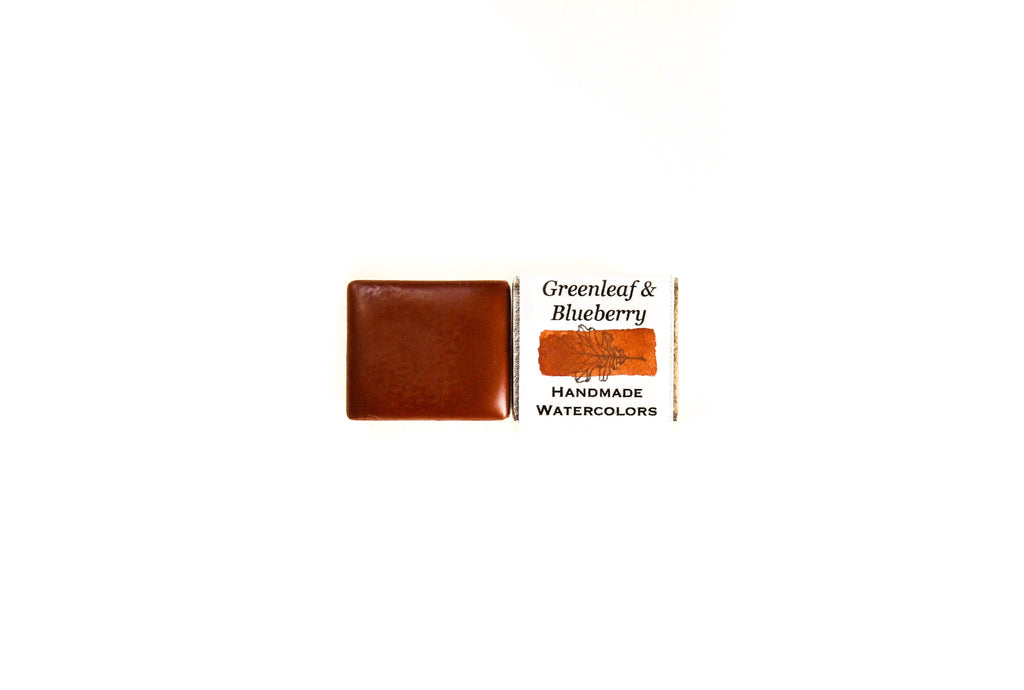 French Red Ochre Watercolor Paint, Half-Pan, ML