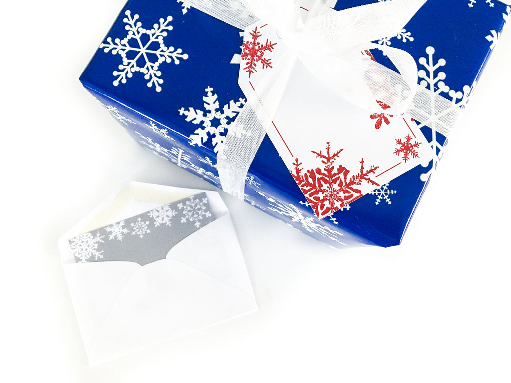 Gift Wrap - Snow Crystals