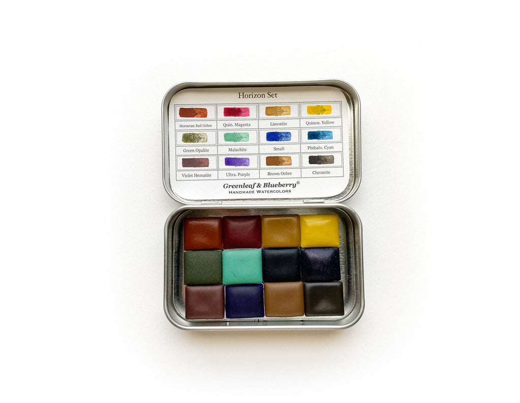 Horizon Set - Re-Release Watercolor Palette, Half-Pans