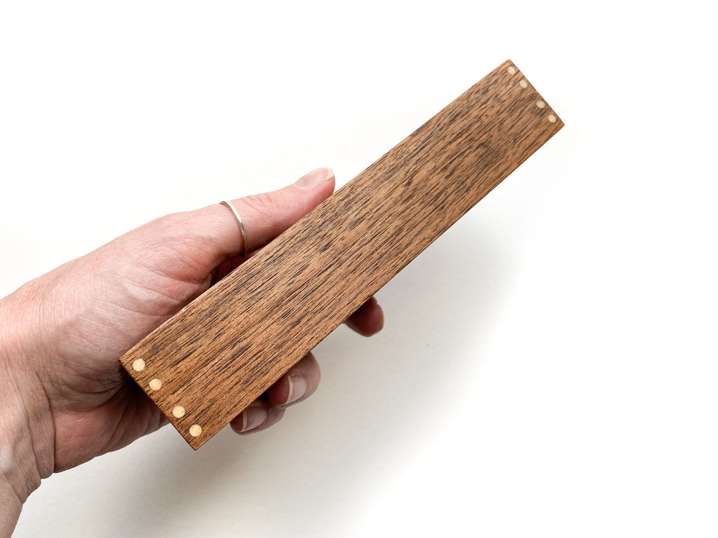 Travel Brush Box - Missouri Black Walnut (Small)