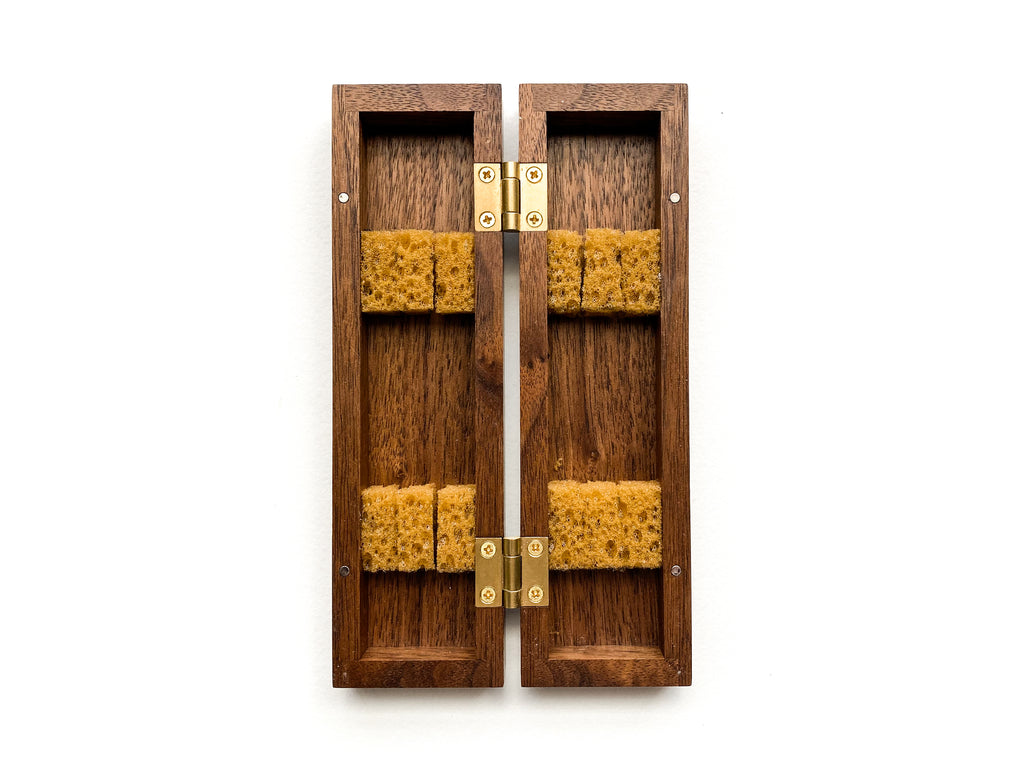 Travel Brush Box - Missouri Black Walnut (Small)