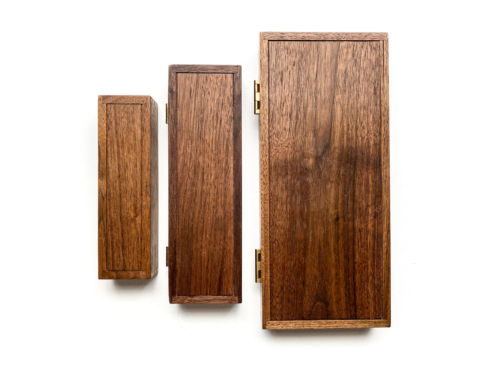 Travel Brush Box - Missouri Black Walnut (Small)